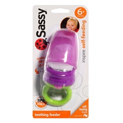 Sassy : Teething Feeder ถุงตาข่ายสำหรับใส่อาหารหรือผลไม้ Sassy : Teething Feeder ถุงตาข่ายสำหรับใส่อาหารหรือผลไม้