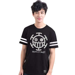 DOP-954-BS-L เสื้อยืดวันพีซ ลาย Icon Law สกรีนเงิน DOP-954-BS-L เสื้อยืดวันพีซ ลาย Icon Law สกรีนเงิน