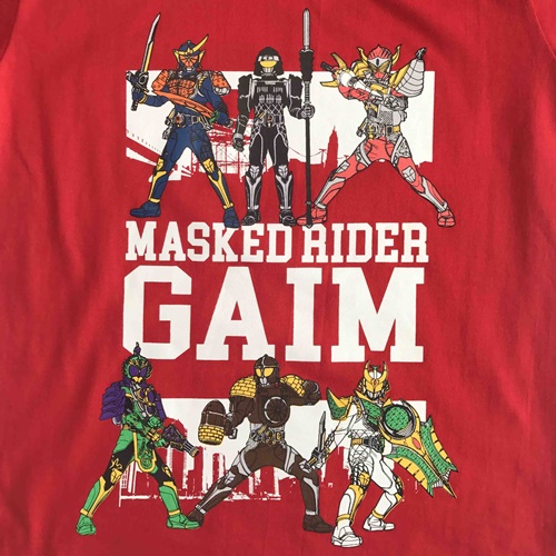 GMT2-005-R-12 เสื้อยืดเด็ก Masked Rider Gaim005 สีแดง Size 12 2 GMT2-005-R-12 เสื้อยืดเด็ก Masked Rider Gaim005 สีแดง Size 12 2