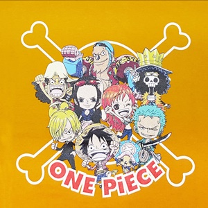 DOP-614-YE-S เสื้อยืดวันพีซ ลาย Straw Hat Crew เหลือง 1 DOP-614-YE-S เสื้อยืดวันพีซ ลาย Straw Hat Crew เหลือง 1